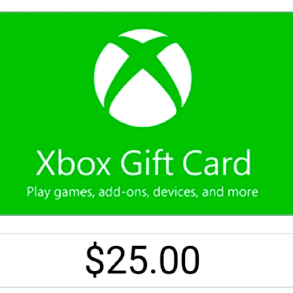 Xbox $25 gift voucher
